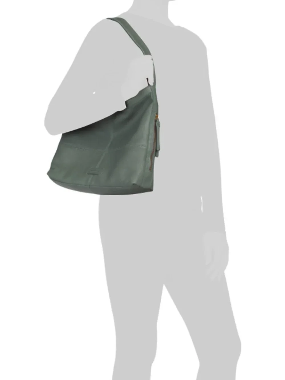 AMERICAN LEATHER CO. Leather Virginia Hobo Bag